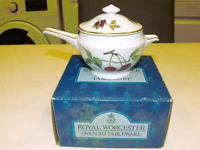 Buy Boxed, Royal Worcester Oven To Table Ware, Evesham Gold Pattern Pot With Lid. • 8£