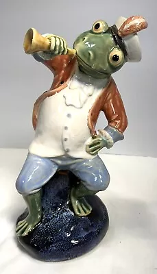 Buy Vintage Majolica Pottery Frogs Playing Instruments • 91.07£