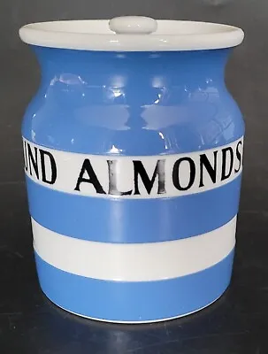 Buy Vintage TG Green Cornish Ware Ground Almonds Storage Jar - Some Staining - 11 Cm • 88£