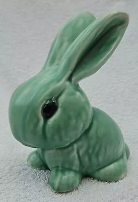 Buy Vintage Sylvac-style Green Snub Nose Rabbit. 138 Mm High. Excellent Condition • 25£