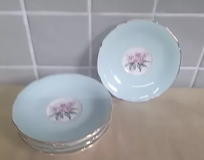 Buy Vintage Paragon China Double Warrant 155mm Floral Saucers A1428 X 5 • 25£