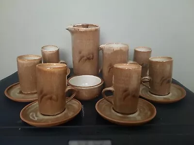 Buy Vintage Newlyn Harbour Pottery Coffee Set • 34.99£