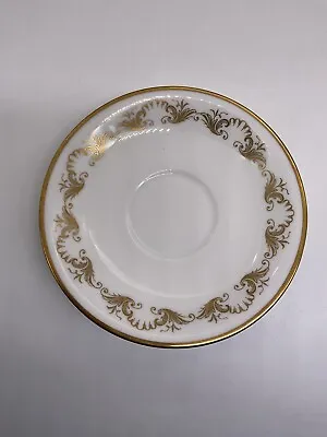 Buy Aynsley England Bone China Louis XV 8328 Decorative Saucer White And 24 Kt Gold • 7.99£