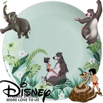 Buy Disney Jungle Green Elephant Snake Bear Ape Dinnerware Dinner Plate X 1 Piece • 13£