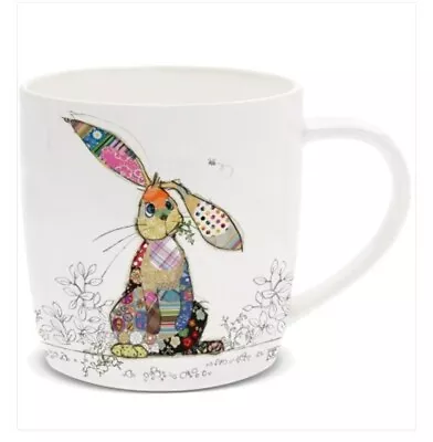 Buy Fine China Mug Binky Bunny Bug Art Gift Lesser & Pavey Patchwork Cute Rabbit • 9.90£