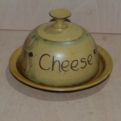Buy Alvingham Cheese Dome Vintage Studio Pottery Leaf Print Design Base 19cm • 15£