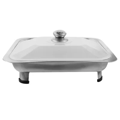Buy  Stainless Steel Dinner Plate Buffet Fruit Tray Food Insulation • 15.18£