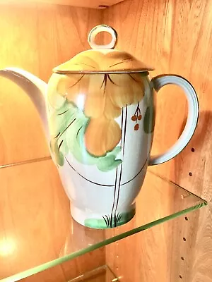 Buy Susie Cooper Art Deco Falcon Shape Coffee Pot Hand Painted • 35£