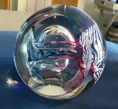 Buy Caithness Glass Faceted Paperweight  Encounter Limited Edition 443 Of 750 • 9.99£