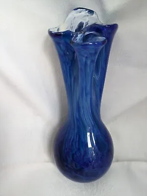 Buy Alum Bay Glass Ruffle Top Vase. Great Condition. Original Label & COA. • 8£