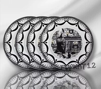 Buy 4 Royal Stafford Haunted Black Cauldron Witches 11  Halloween Dinner Plates • 94.95£