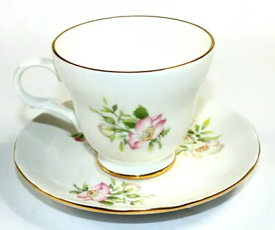 Buy Fine Bone China Crown Trent Staffordshire England Porcelain Teacups W/ Saucer • 22.60£