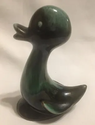 Buy VTG Blue Mountain Pottery Duck Figurine 5.5” Green Black Drip Glaze MCM Canada • 12.46£