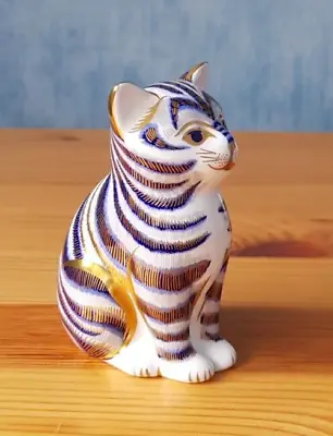 Buy Royal Crown Derby Grey Kitten Paperweight, Gold Stopper, VGC, • 40£