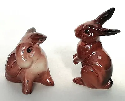 Buy Vintage Beswick Brown Rabbit Figurines 823 & 824 • 19.99£