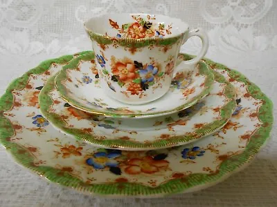 Buy Antique Vintage 4 Piece Queens China Tea Set Gw & Son C1900-1919 Hand Painted • 32£