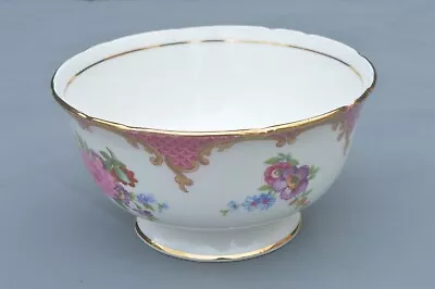 Buy Aynsley Bone China Pink & White Wilton Pink Pattern Sugar Bowl • 8.99£