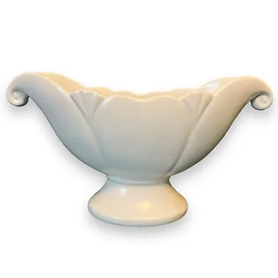 Buy Vintage 1950s Mantle Vase White Art Deco Upton Planter Jardiniere Arthur Wood • 25£