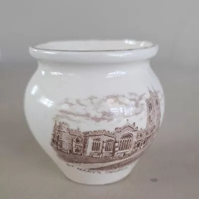 Buy GOSS Crested China Model Of Roman Pot Found Ifold Villa St Mary's Church Luton. • 9.21£