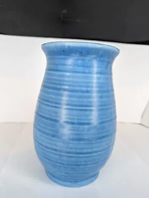 Buy Crown Ducal Ware BlueFlower Vase Vintage Antique • 20£