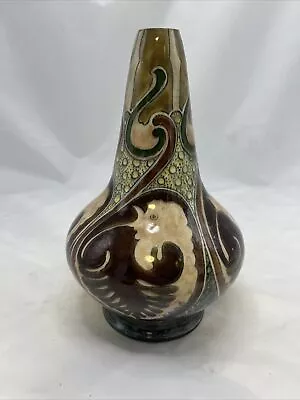 Buy Royal Bonn Germay Old Dutch Art Nouveau Vase 7 1/8” • 66.41£