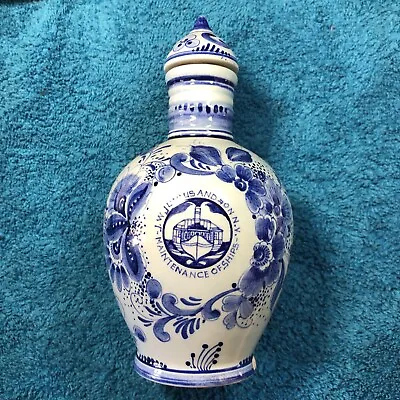 Buy Antique Delftware Pottery Jar With Stopper • 19£