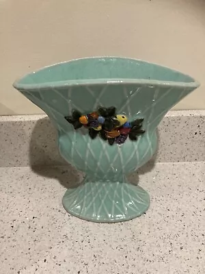 Buy Bourne Denby Vintage Vase Floral Blue • 5£