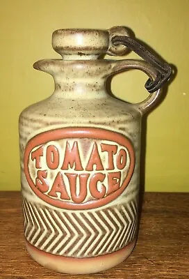 Buy Presingoll Pottery Tomato Sauce Bottle   Cornwall • 5£