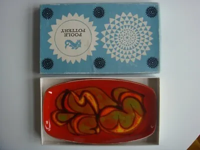 Buy Poole Pottery Delphis Pin Dish BOXED - Pattern 361 - Low Start No Reserve LOT B • 13.55£
