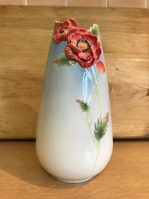 Buy Franz Porcelain Poppy Vase - FZ00303 - 22cms • 45£