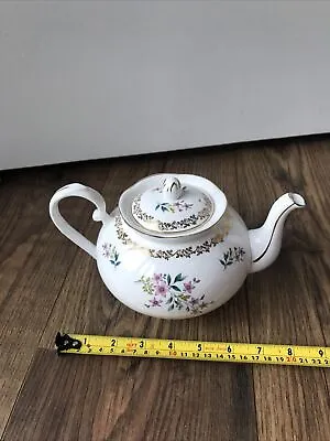 Buy Vintage Royal Grafton Fine Bone China Floral Spring Large Teapot VGC • 60£