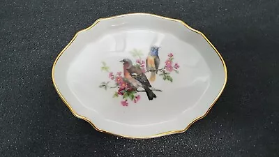 Buy Vintage Hammersley & Co Bone China Trinket Dish Birds Design • 12£
