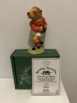 Buy BESWICK LAST LION OF DEFENCE SPORTING CHARACTERS No. 1328 /1500 BOX / CERT -1987 • 40£