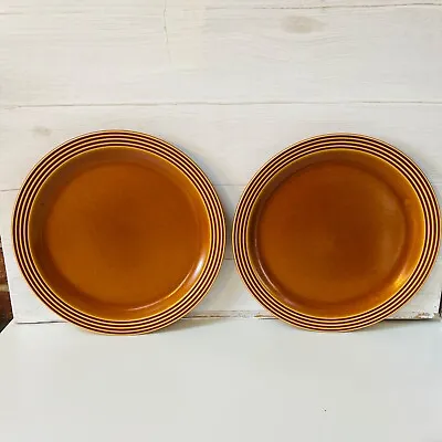 Buy Vintage Hornsea Pottery Saffron Dinner Plates X 2. 26cm 1974 1970s • 14£