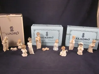 Buy LLADRO Nativity Christmas Ornaments Set Of 12 EXCELLENT In 3 BOXES • 331.48£
