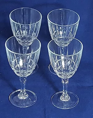 Buy Beautiful Set Of 4 Crystal Glasses. Height: 15 Cm • 12.99£