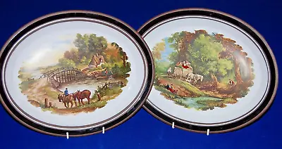Buy Hornsea Vitramic Lancaster 2 Oval Country Scenes Platters 13.75  X 11  • 19.99£