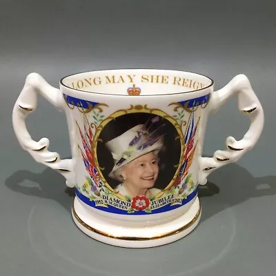 Buy Aynsley Bone China Loving Cup  Anniversary Of The Coronation 1993 Limited • 14.95£