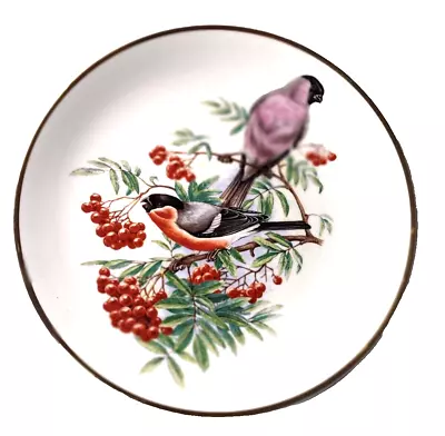 Buy Vintage Fenton China Company Bone China Plate Two Birds And Cherries • 9£