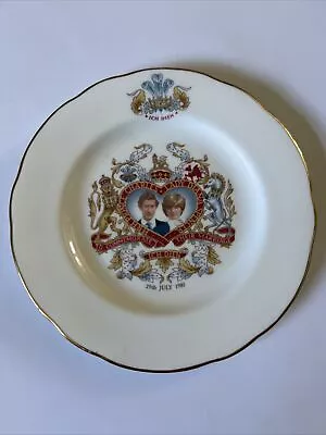Buy Vintage Duchess China Plate  Royal Memorabilia Charles And Diana 1981 Wedding • 3.99£