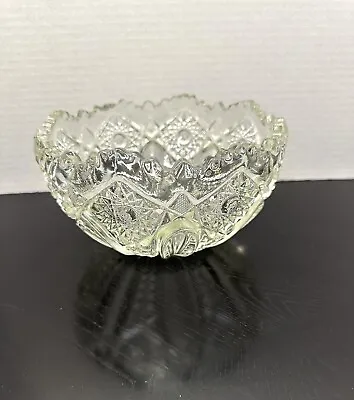 Buy Vintage Lead Crystal Cut Glass Bowl • 14.39£
