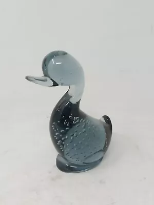 Buy Whitefriars Glass Rare Controlled Bubble Duck Standing Ornament • 51.99£