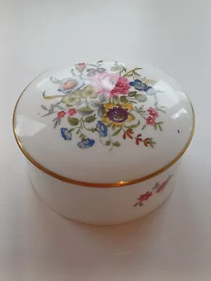Buy Royal Worcester Trinket Box, Floral, England,China, Dressing Table, Jewellery  • 4.99£