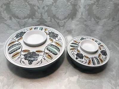 Buy Poole Ceramic Serving Dishes Nordic Theme 1970S 2 Tureens Deep Jade • 17£