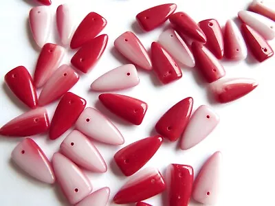 Buy Czech Pressed Glass Beads 8 X 16mm Druk Nails - Choose Your Colour - 100 Beads • 1.99£