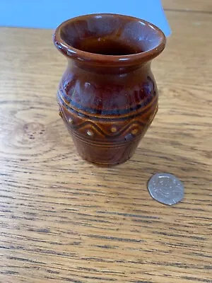 Buy SylvaC Aztec Brown Miniature Vase – No. 4786 • 4.99£