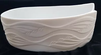 Buy White Porcelain Dish Made By Kaiser Of Germany 0667 Sign M.Frey H6xW18.25xD10cms • 8£