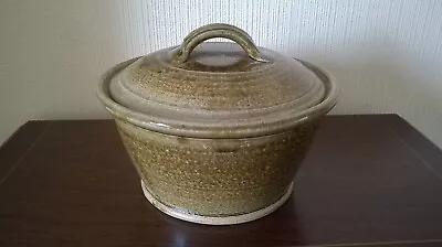 Buy A & J Young Pottery Salt Glaze Lidded Bowl • 65£