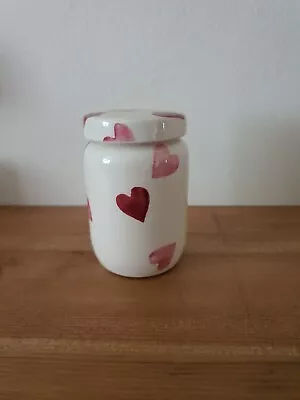 Buy Emma Bridgewater Pink Hearts Small Lidded Jar. Rare • 39£