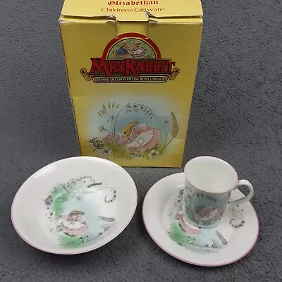 Buy The Mr Mouse & Mrs Rabbit Elizabethan Childrens Giftware Fine Bone China Tea Set • 14.95£